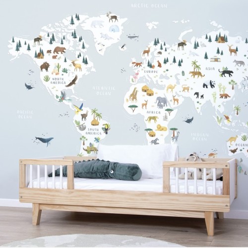 ANIMALS WORLD MAP